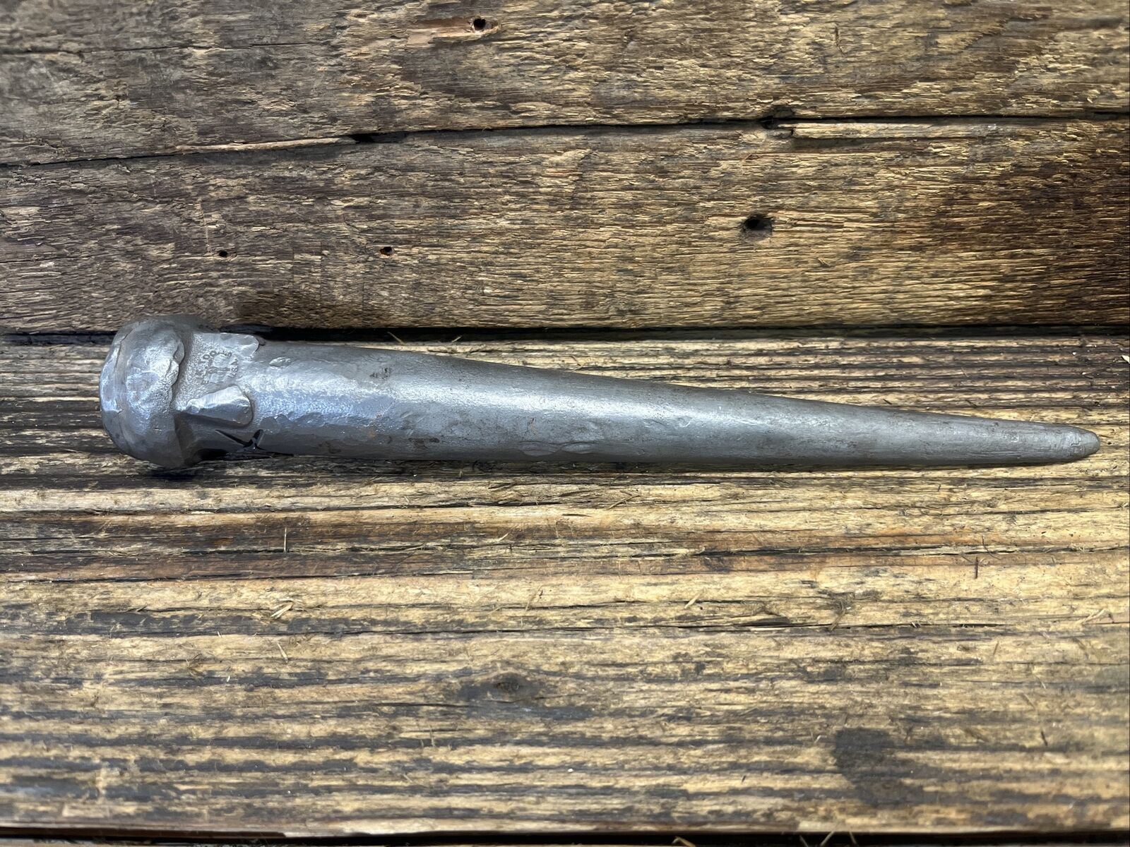 Vintage Klein Tools U.S.A. Iron Metal Marlin Spike 3256 Old Linemen tool