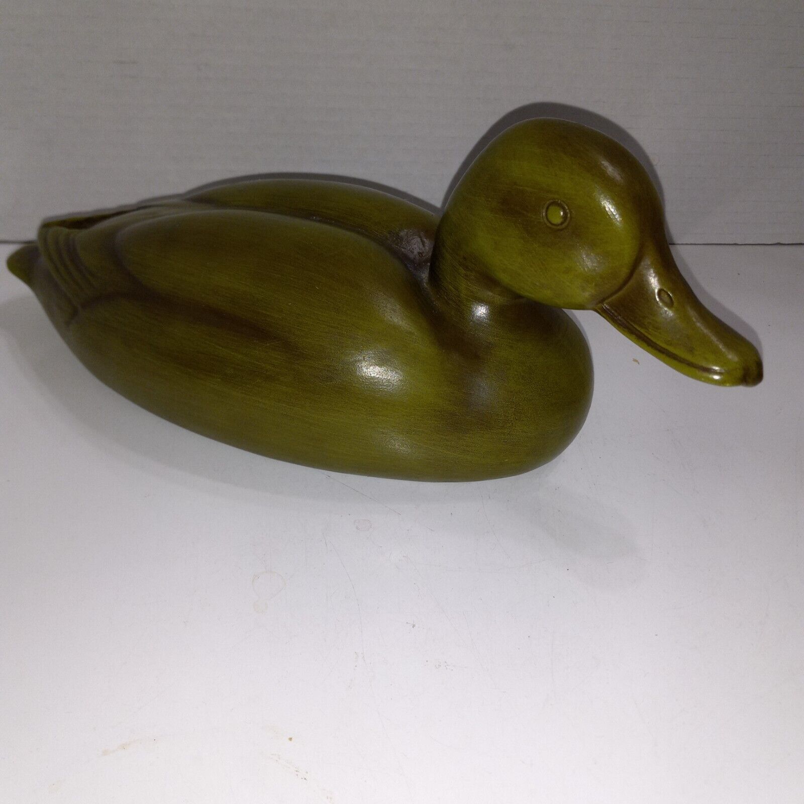 Vintage Mid Century HAEGER Ceramic Duck Decoy Collectible Bird Decor Figurine 