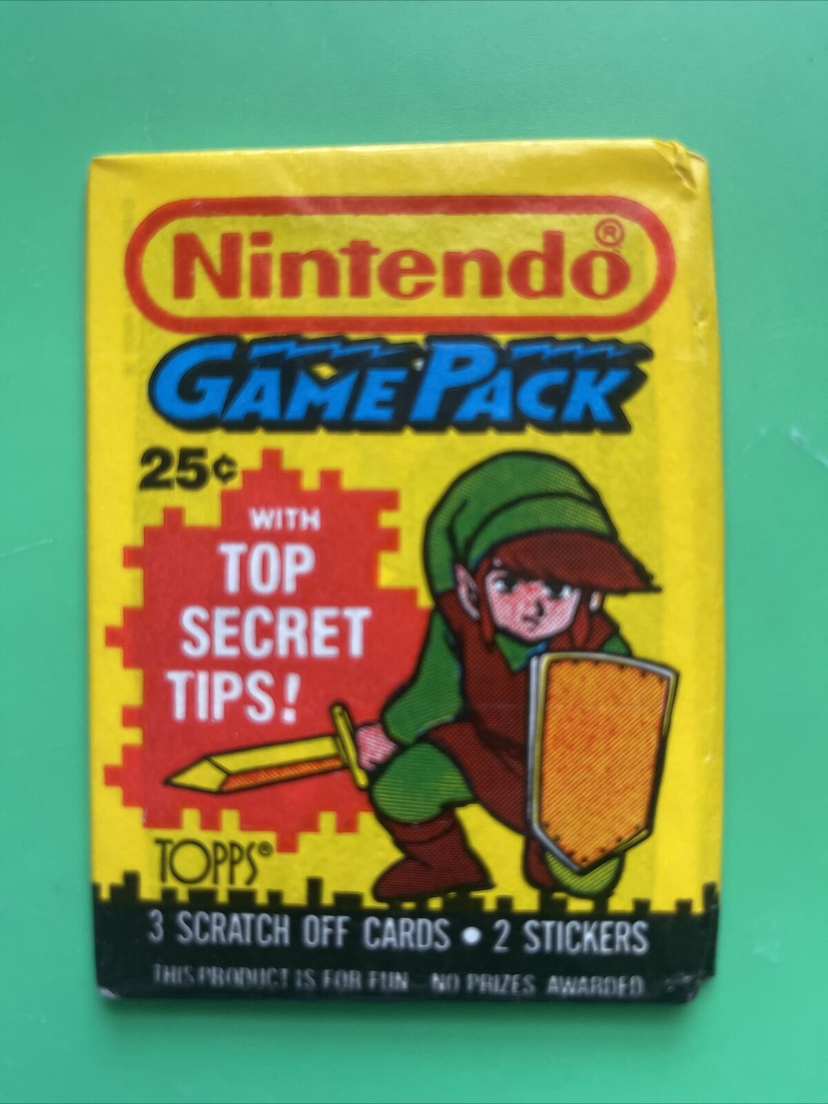 Nintendo Game Pack Trading Cards 1989 Topps Unopened- Link Brand New