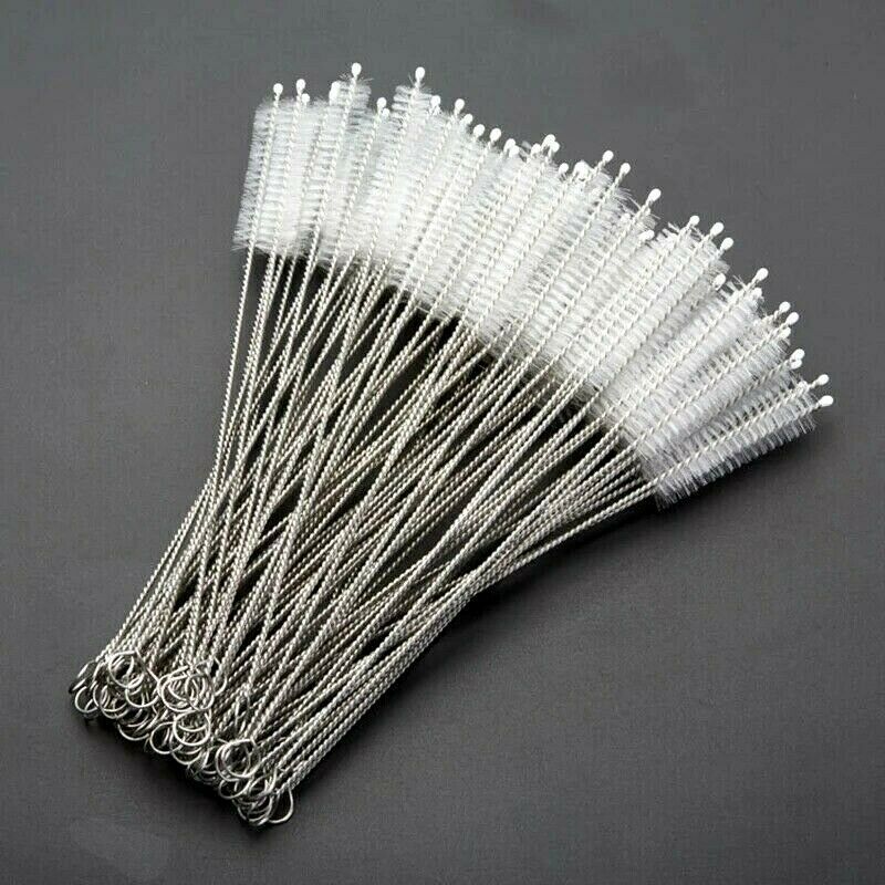 Stainless steel Nylon Aluminium Straw Pipe Cleaners cleaning Brush Drinking