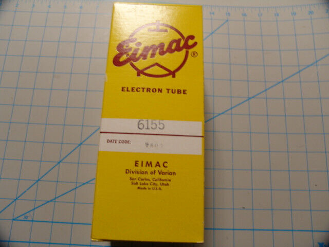 Eimac 6155 / 4-125A Beam Power Transmitter Tube **NOS** Factory Boxed
