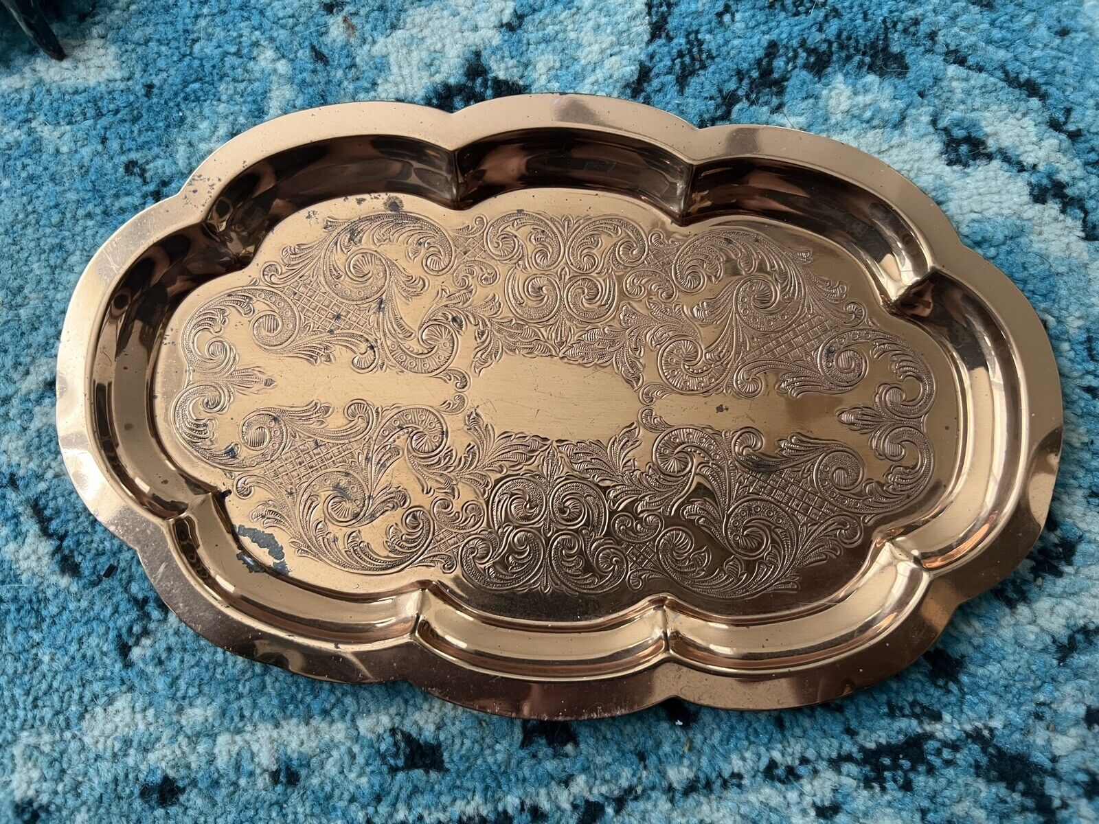 Vintage Small Copper Tray
