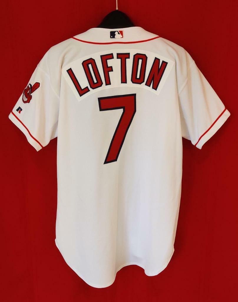 Kenny Lofton Game Worn? 2000 Russell Athletic Cleveland Indians Home Jersey