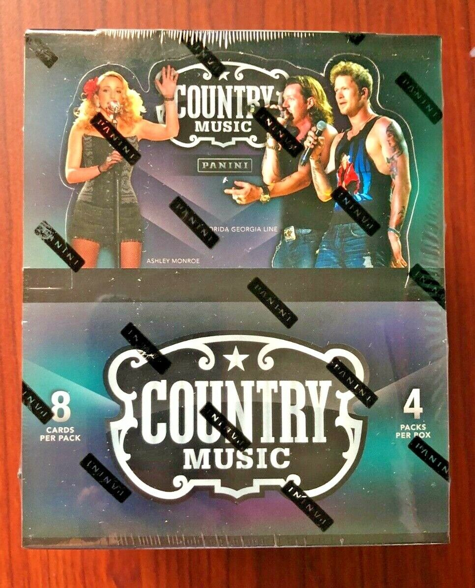 2014 Panini Country Music Factory Sealed Hobby Box - 4 AUTO & Memorabilia 