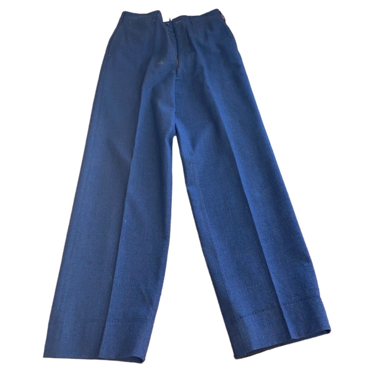 U. S. Air Force Military Wool Pants W32 L33 WWII World War Blue Vintage