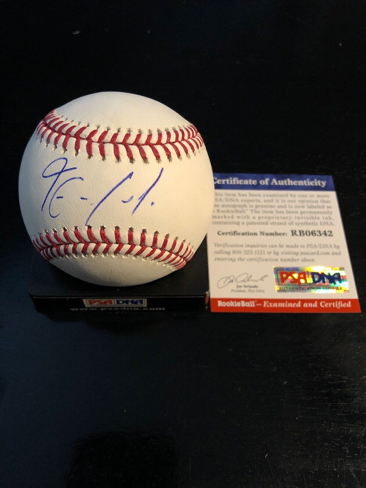 Thario Estrada Autographed Romlb SS Rookie Ball W/Coa New York Yankees
