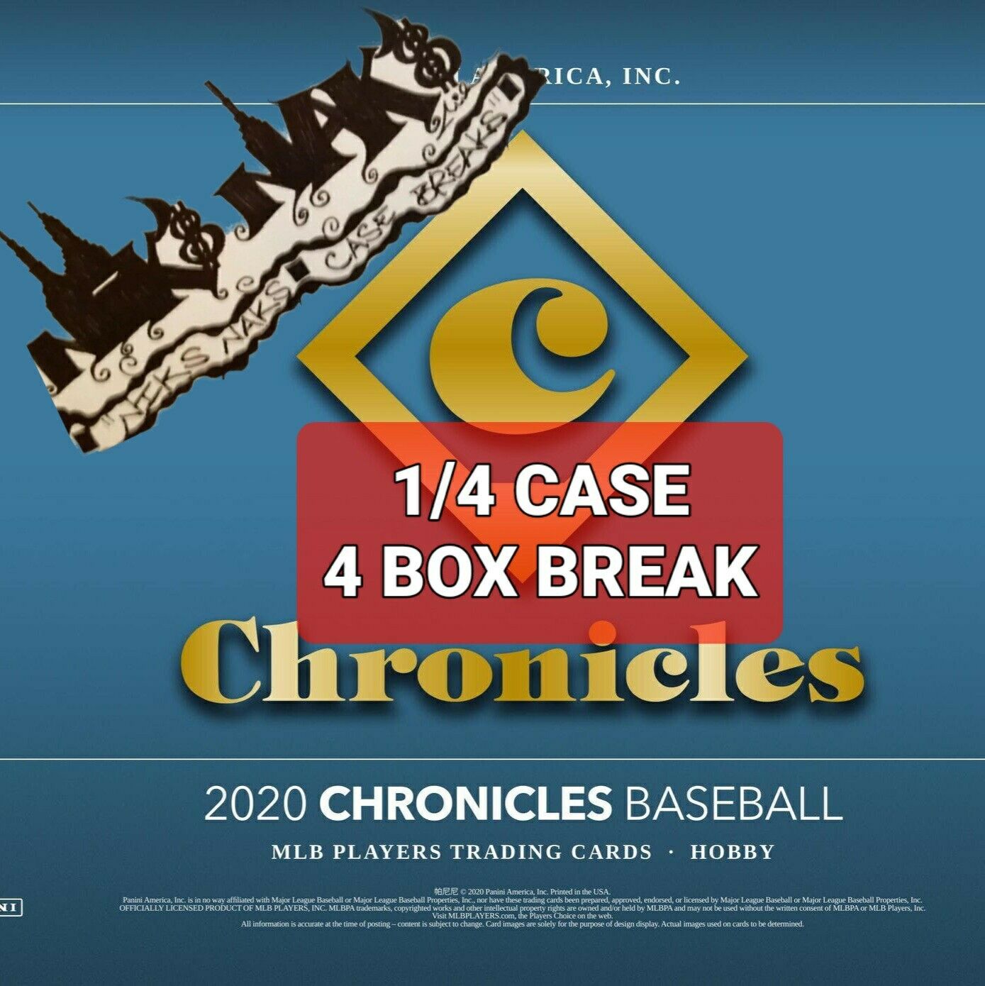 SEATTLE MARINERS 2020 CHRONICLES BASEBALL HOBBY 1/4 CASE 4 BOX BREAK #96