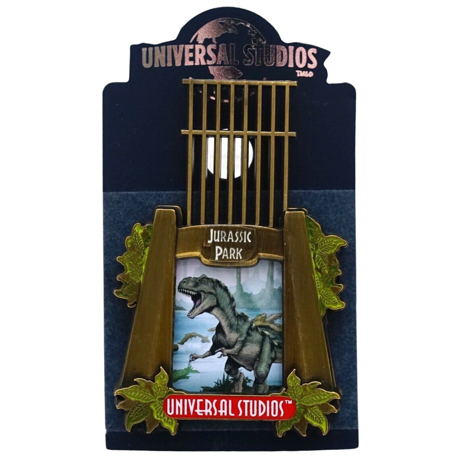 Universal Studios Jurassic Park T-Rex Gate Slider Pin