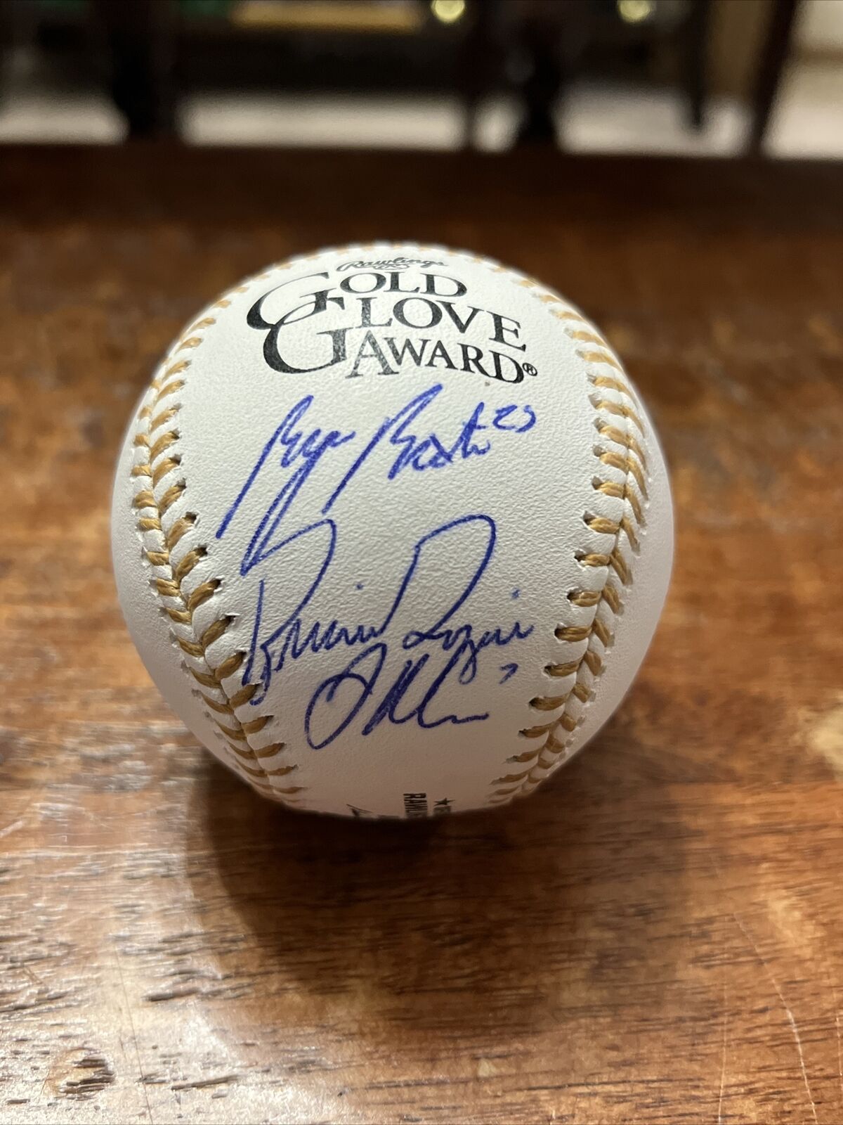 Joe Mauer Brian Dozier Byron Buxton Signed Gold Glove Baseball Beckett Coa Twins