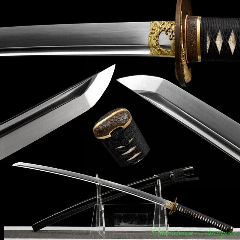 Sharp High Speed Steel Blade Japanese Katana Samurai Sword Battle Ready #1319