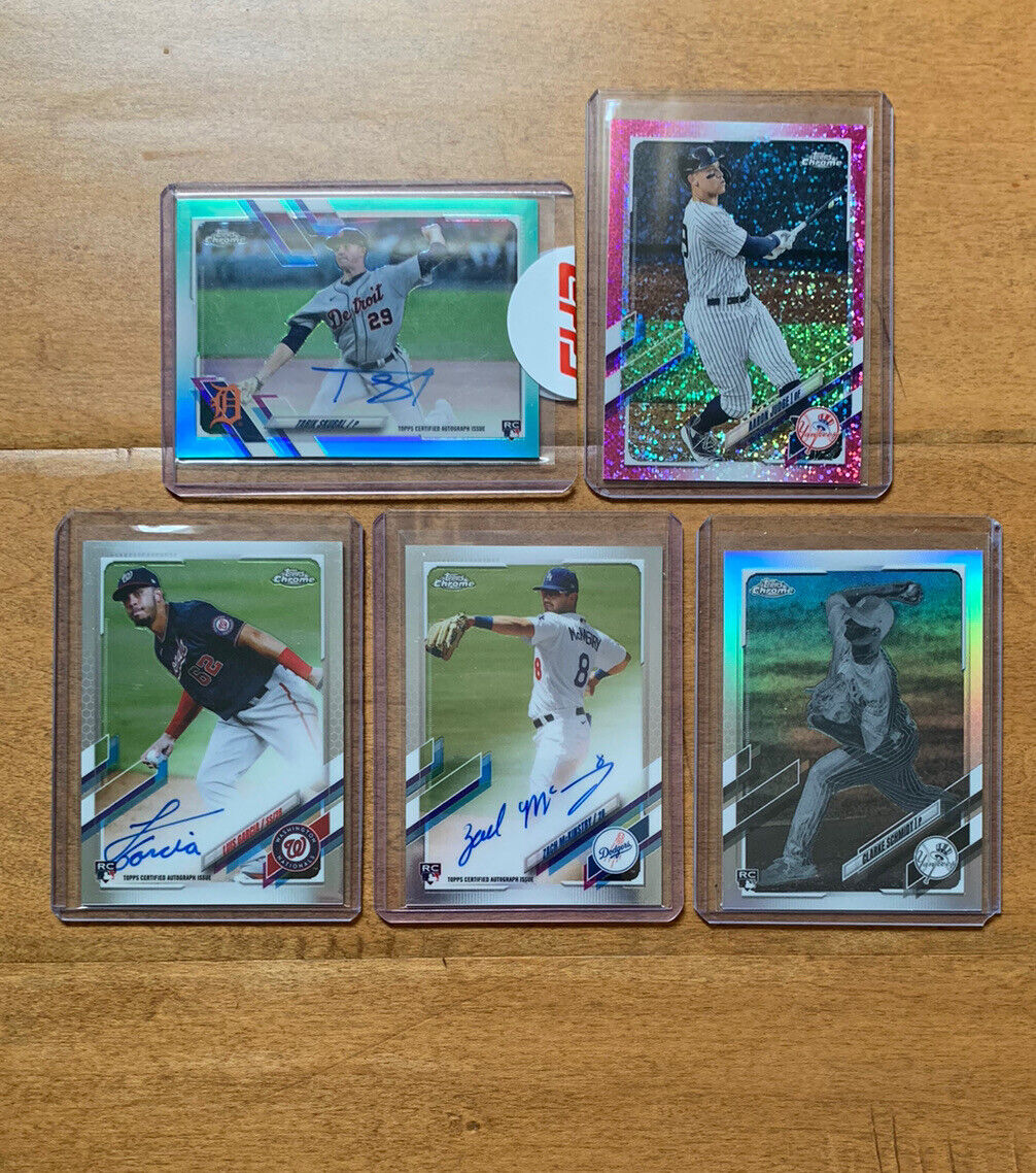 BUY 2, GET 1 🔥⚾ 2021 TOPPS CHROME Autos & Numbered (+New 10/10) You Pick 🔥⚾