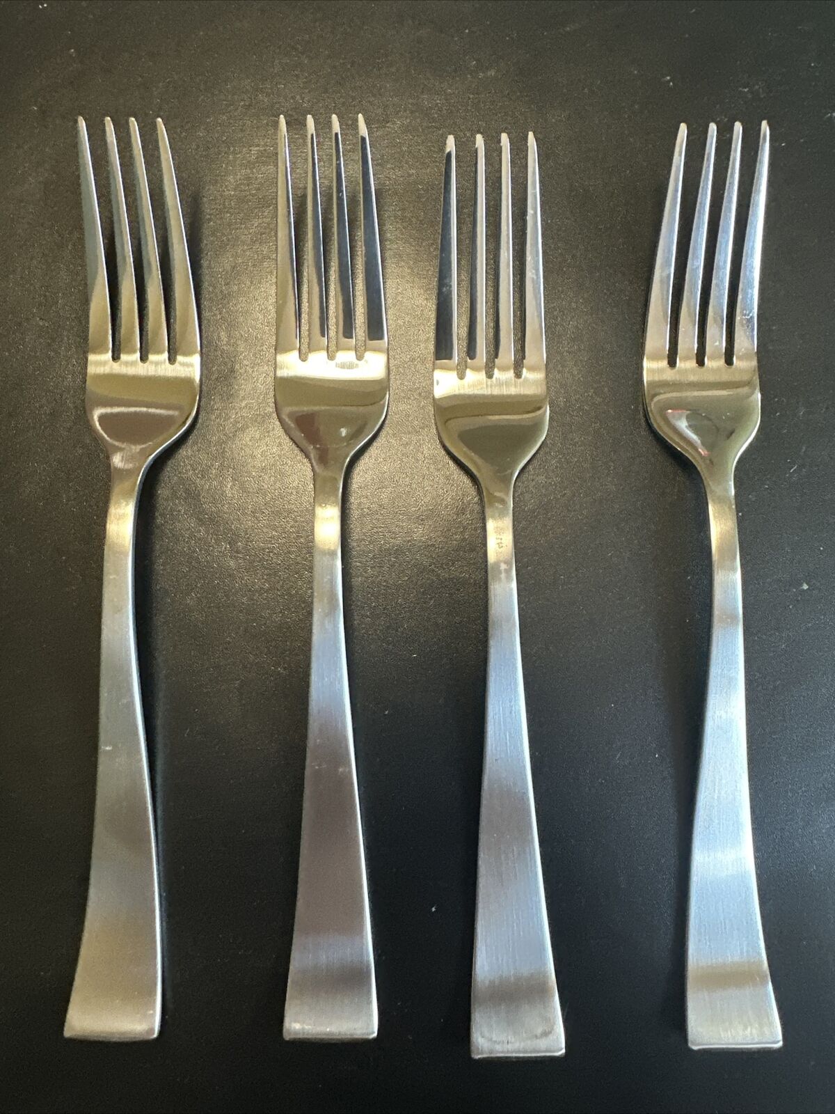Mikasa Britt Satin Set Of four (4) Dinner Forks - Brand New Never Used