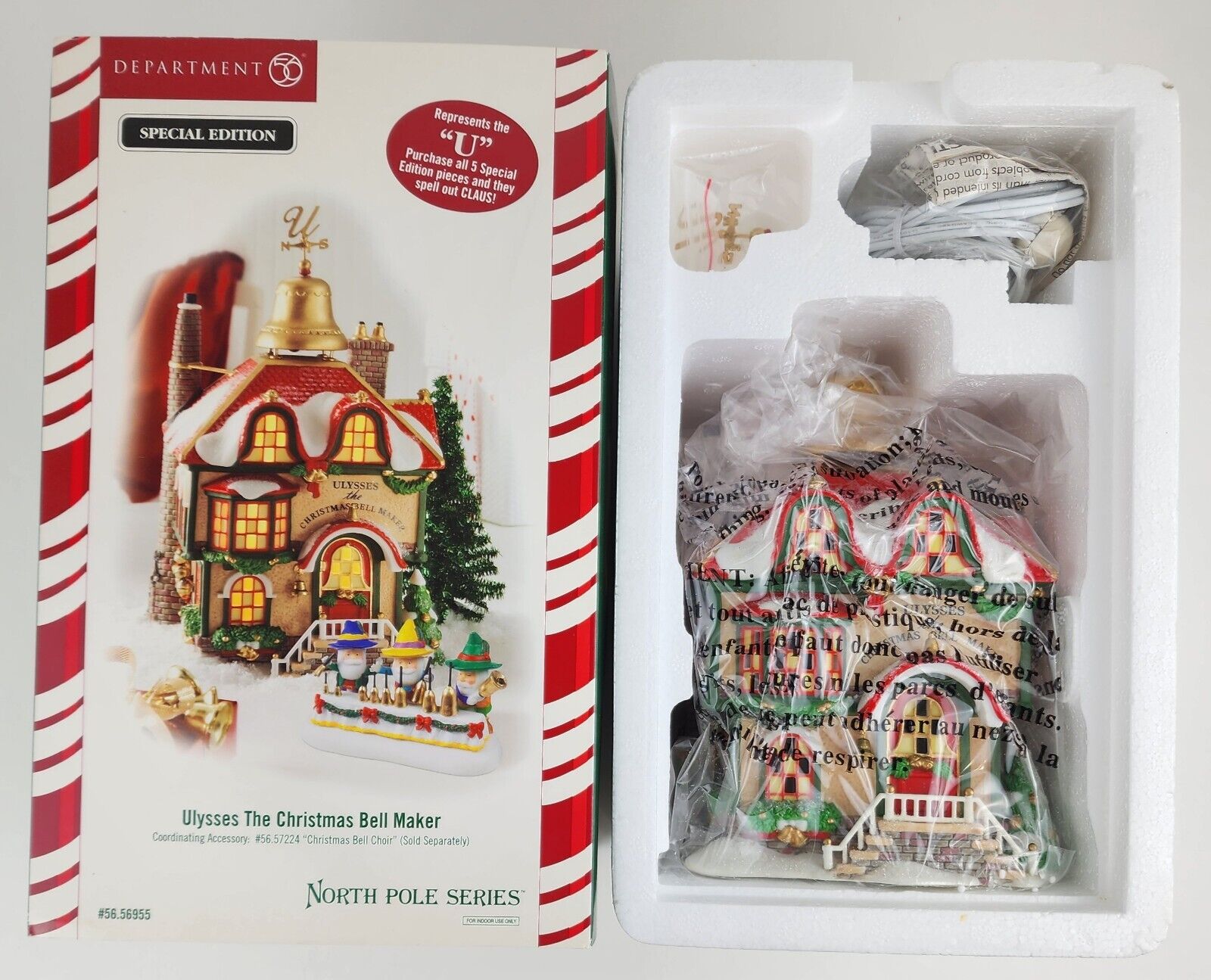 Department 56 North Pole Series ULYSSES THE CHRISTMAS BELL MAKER