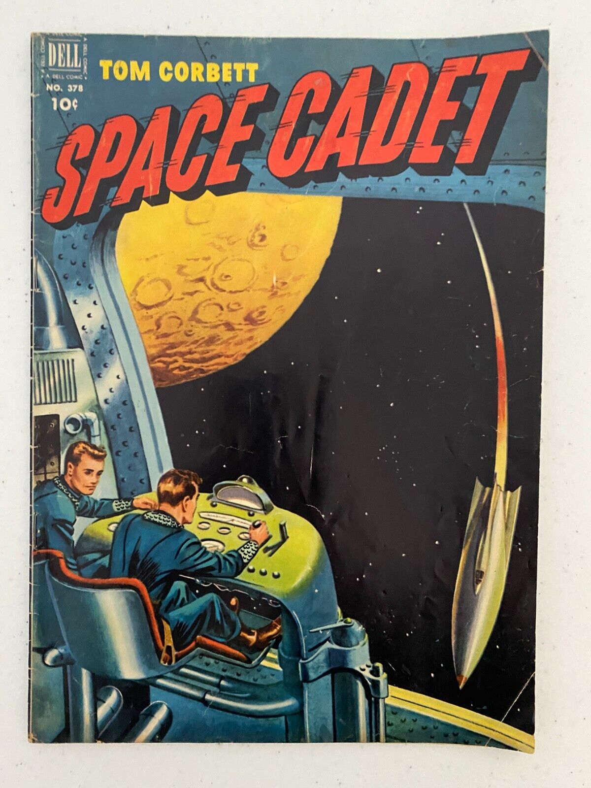 Four Color #378 Tom Corbett Space Cadet (1952) Dell First Issue Rocket Cover VG
