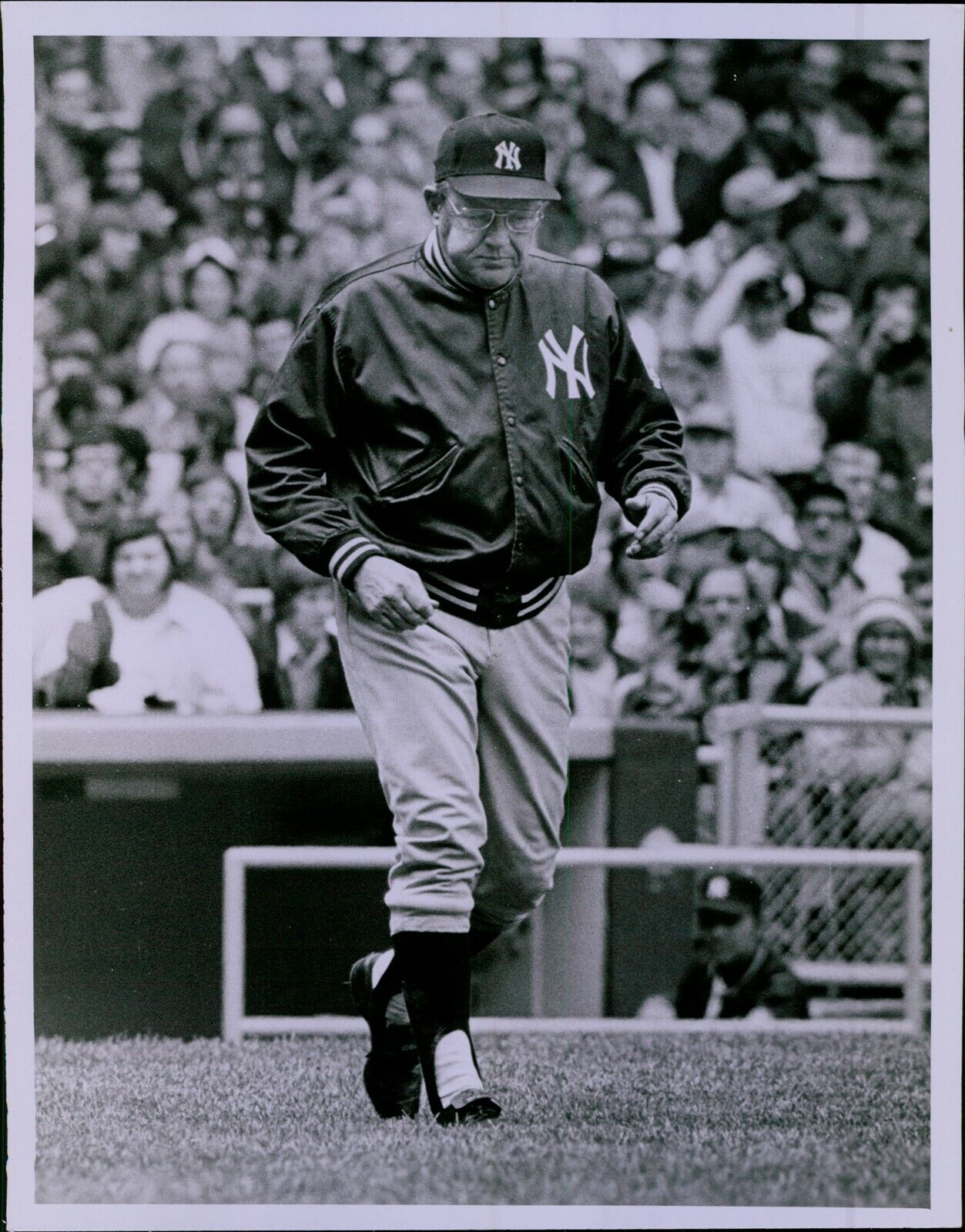 LD203 70s Original Clifton Boutelle Photo RALPH HOUK New York Yankees Baseball