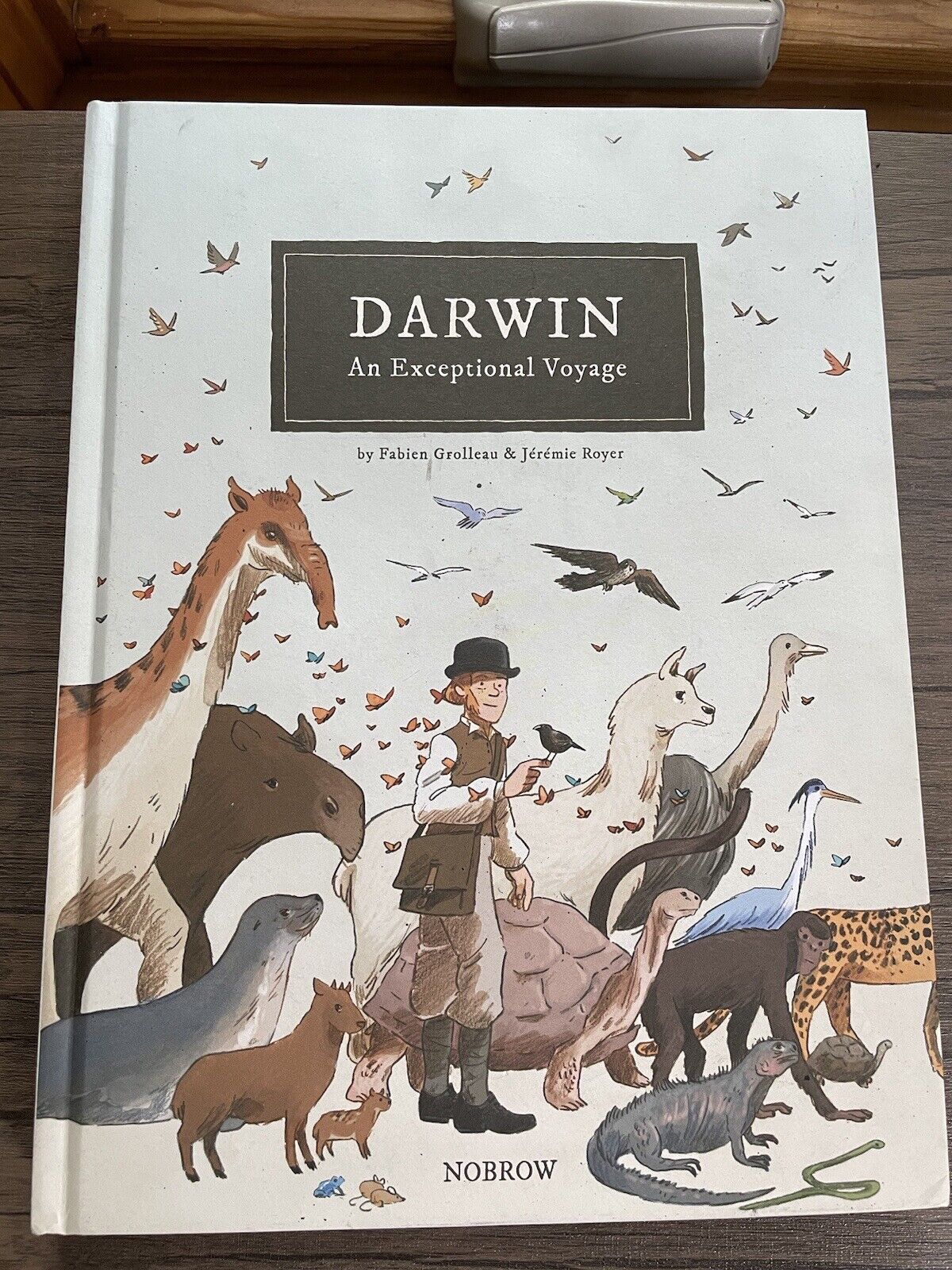 Darwin: An Exceptional Voyage - Grolleau, Fabien Hardcover Illustrated Rare New