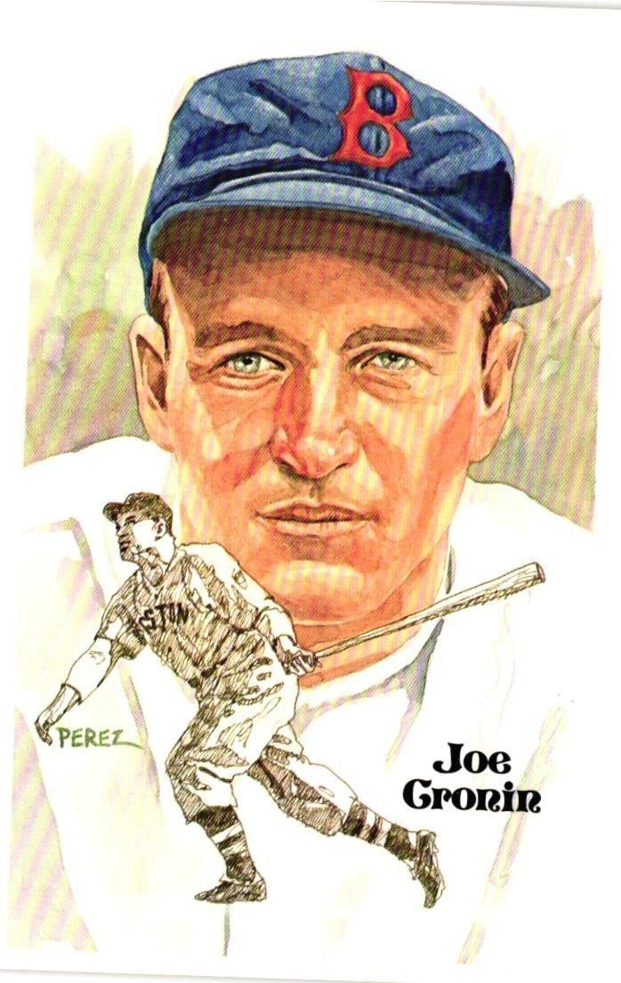 Joe Cronin 1980 Perez-Steele Baseball Hall of Fame Limited Edition Postcard