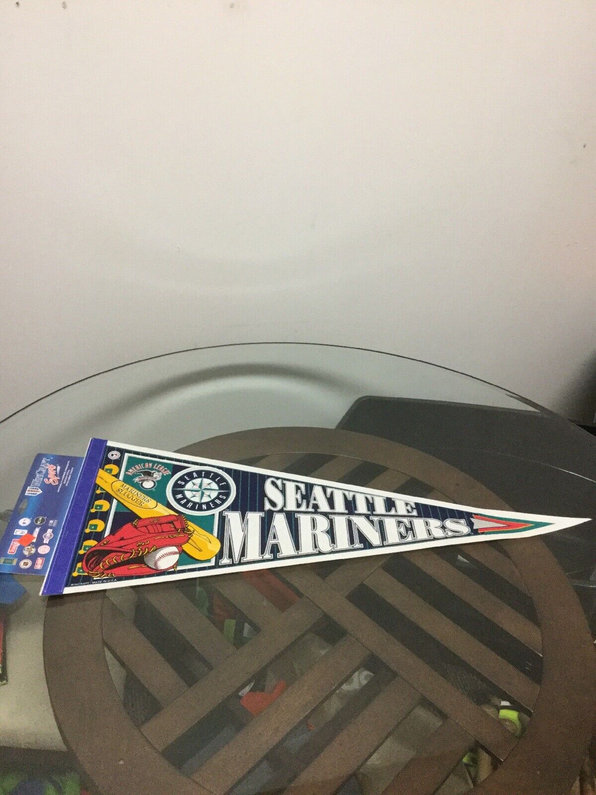 Vintage New Seattle Mariners Wincraft MLB Baseball Full Size Pennant Flag