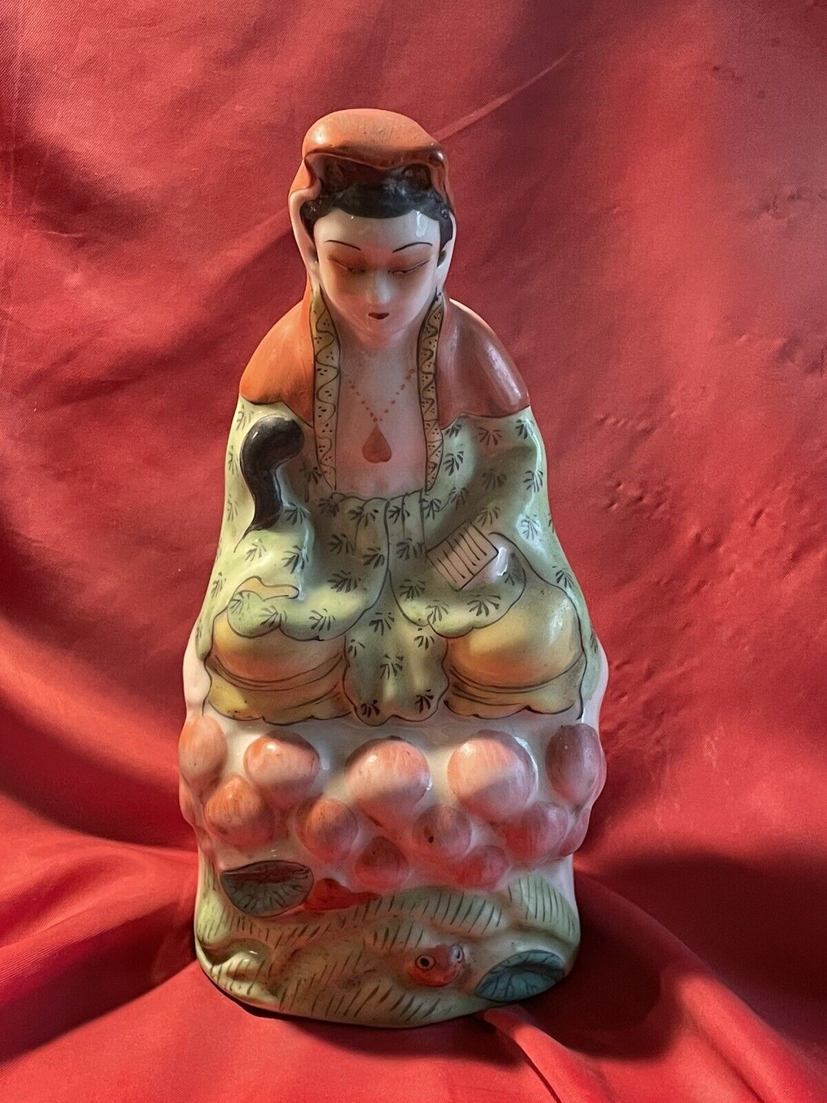 old kwang ying merciful buddha statue porcelain vintage very nice