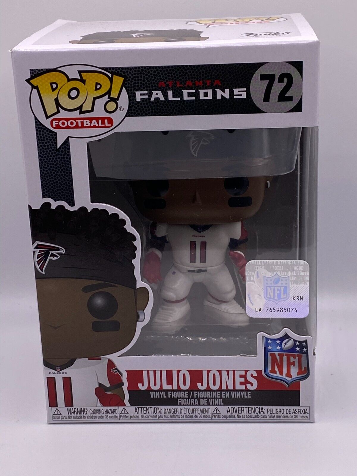 Funko Pop NFL - JULIO JONES Atlanta Falcons (White Jersey) #72 889698317450