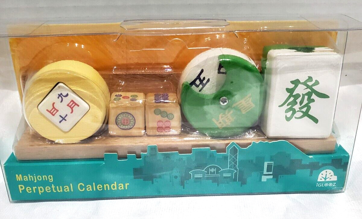 Mahjong Perpetual Calendar Iglooz LTD NEW in Box