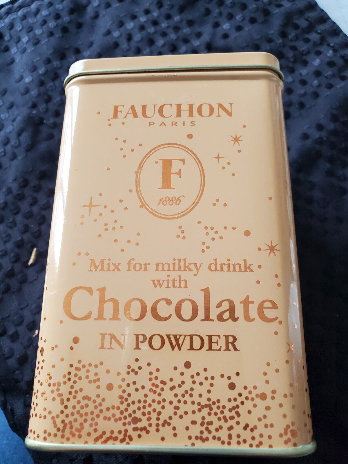 2009 - FAUCHON PARIS - CHOCOLATE IN POWDER (METAL TIN CAN)  