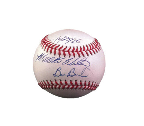 New York Mets Mookie Wilson & Bill Bucker Autographed ROMLB Baseball 