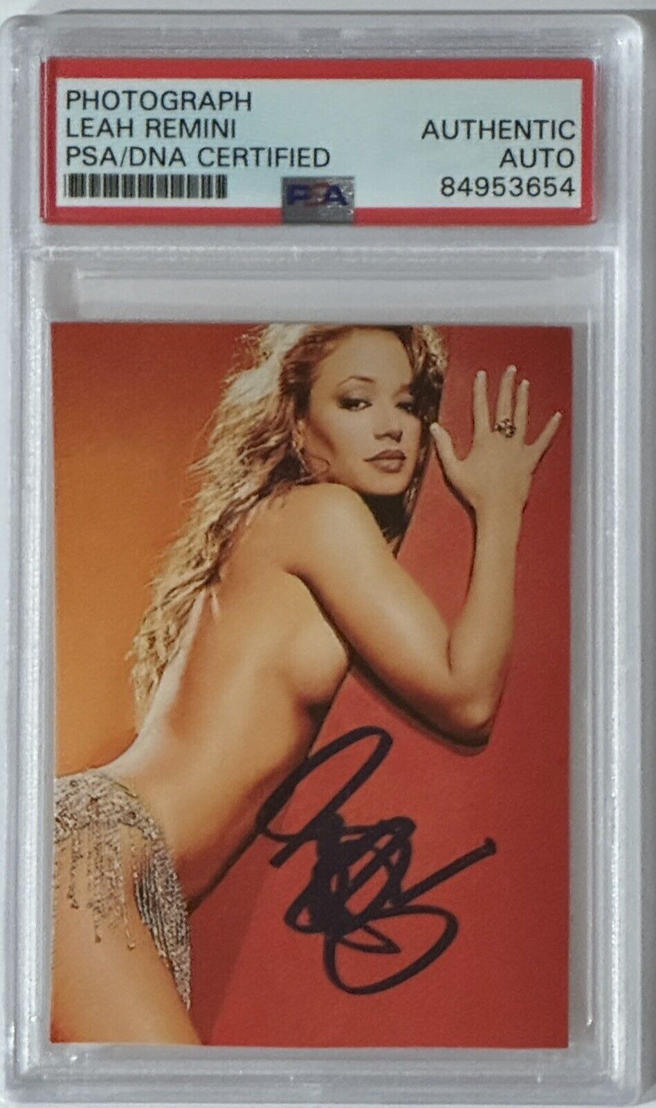 LEAH REMINI SIGNED PICTURE PHOTOGRAPH PSA DNA COA AUTOGRAPHED THE KING OF QUEENS