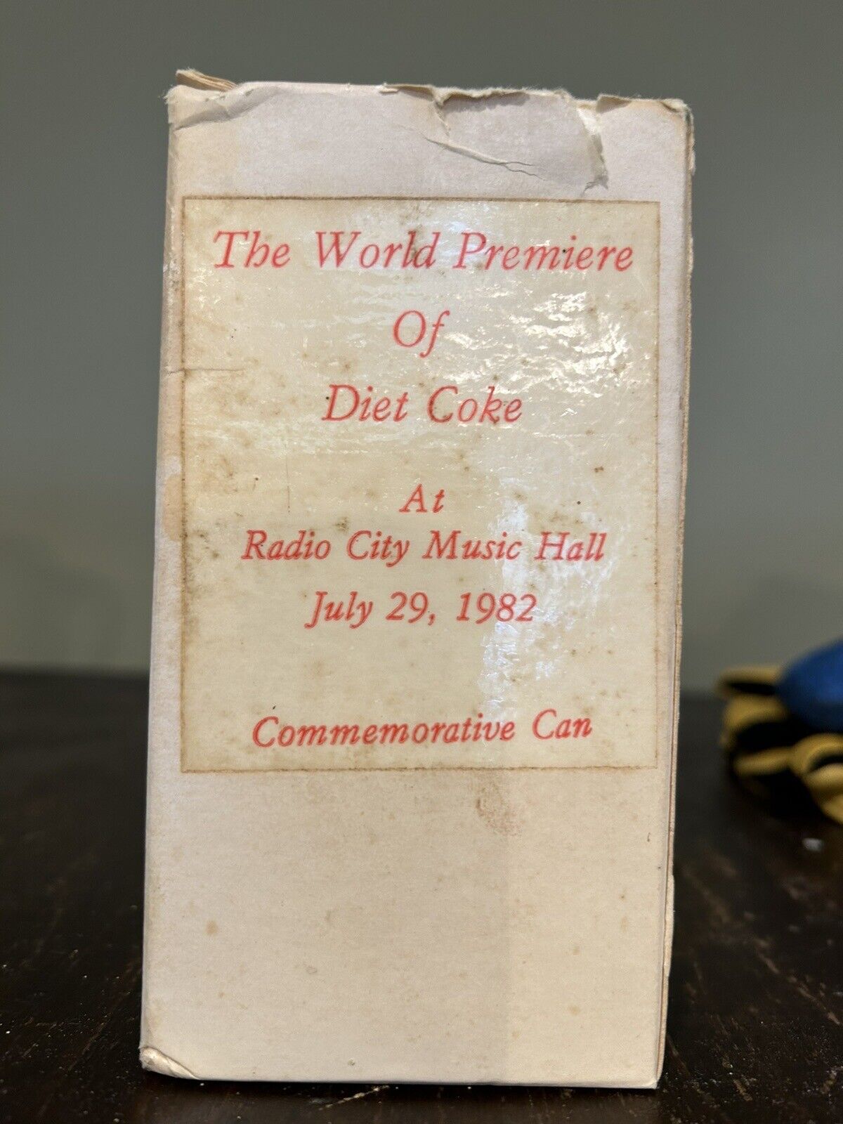 Original 1982 World Premier Of Diet Coke  Collectors item