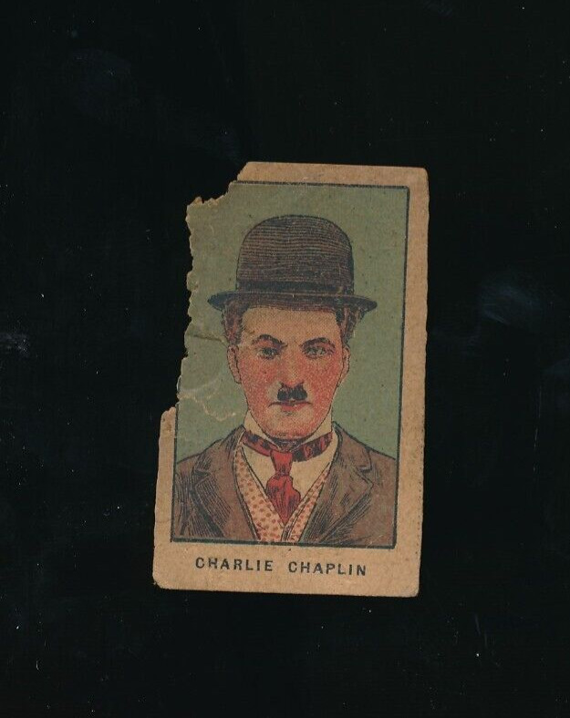 1921 W551 Strip card CHARLIE CHAPLIN poor condition very tough 100% authentic