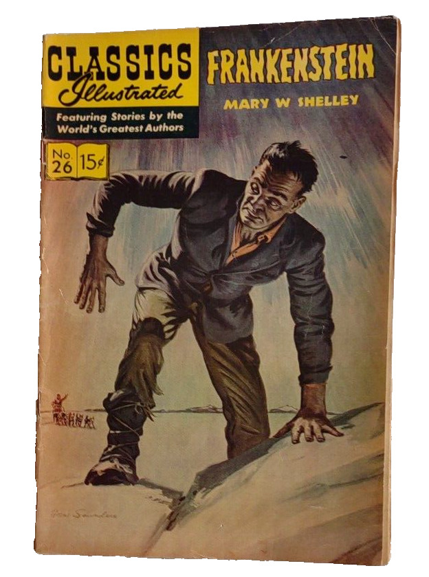 Vintage Classics Illustrated #26 Mary Shelley\'s Frankenstein, Printed 1965