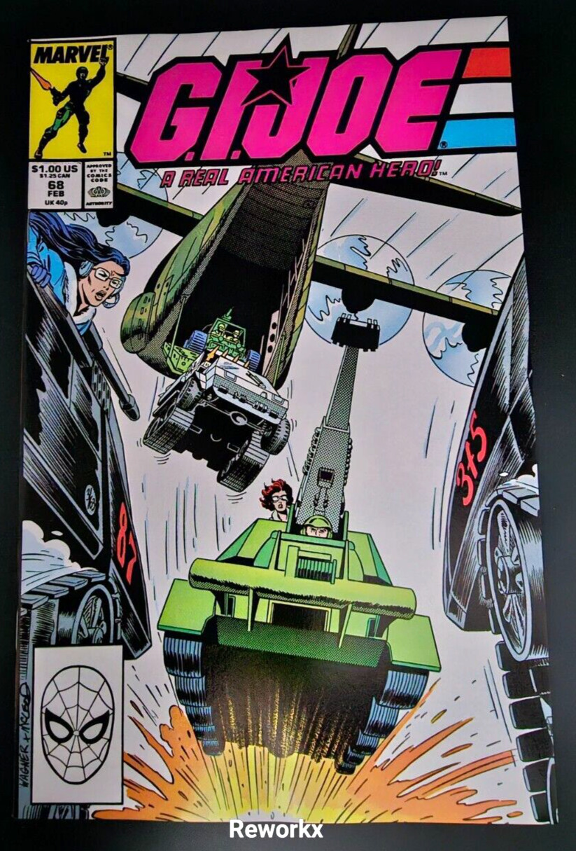 GI JOE No. 68 A Real American Hero 1988 Marvel Comics \