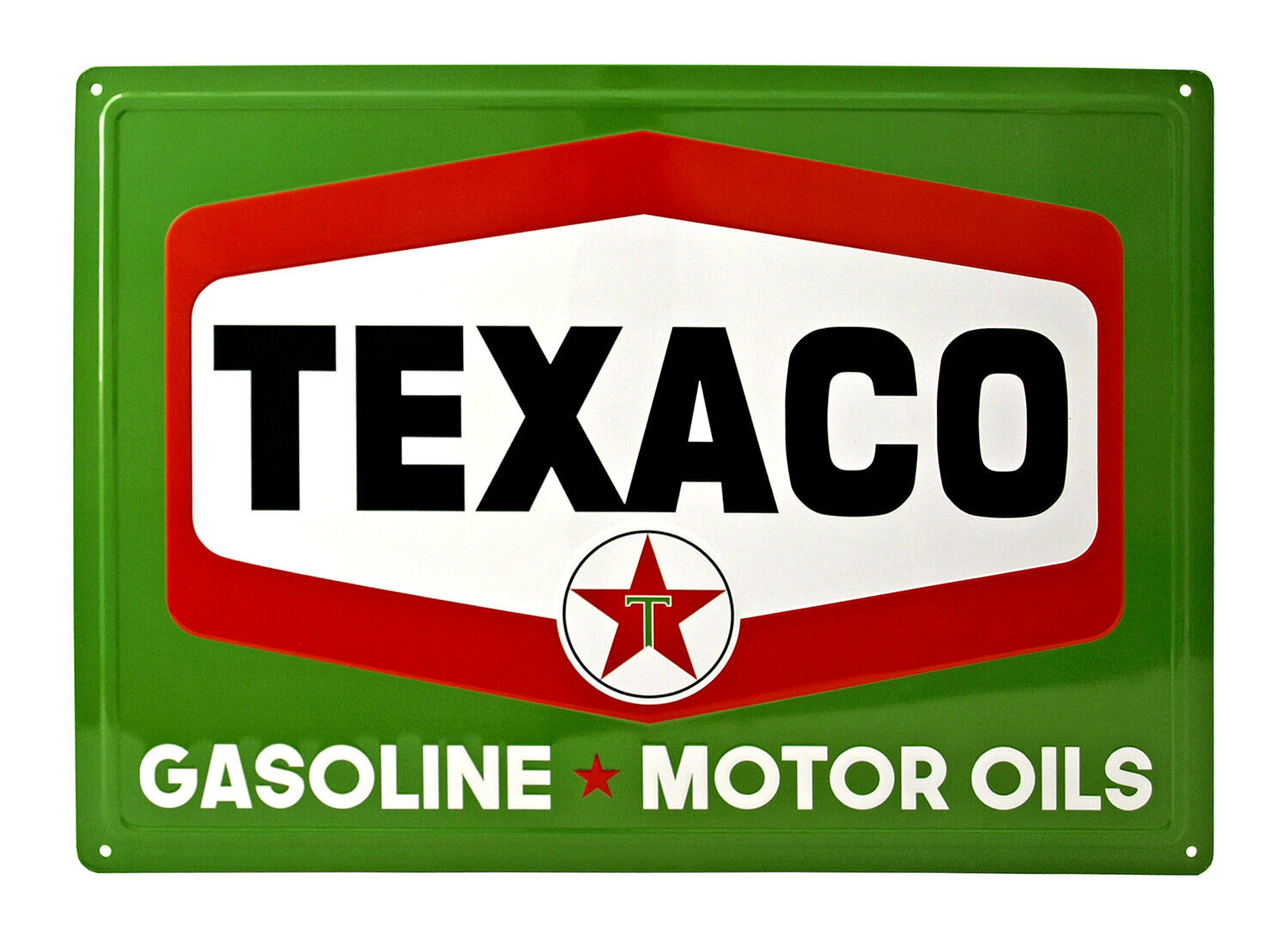 Texaco Vintage Style 50s Gas Station  Auto Shop Man Cave Decor Large Metal Sign