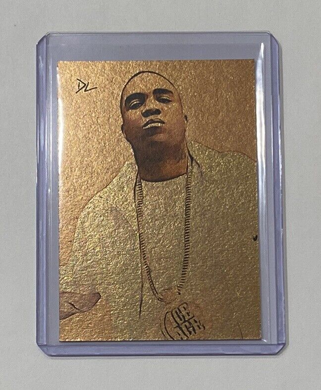 Mike Jones Gold Plated Limited Edition Artist Signed “Rap Icon” Trading Card 1/1