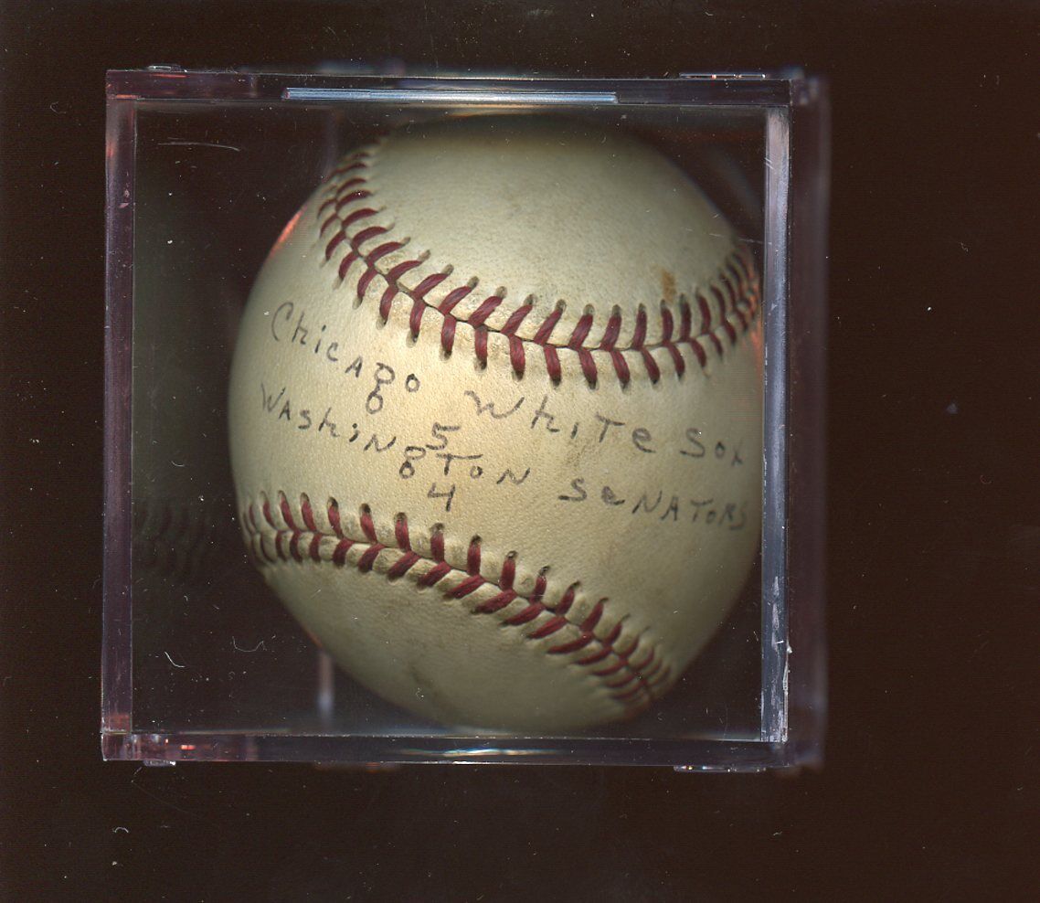 July 16 1953 MLB Game Used Baseball From Harry Fritz Dorish LOA