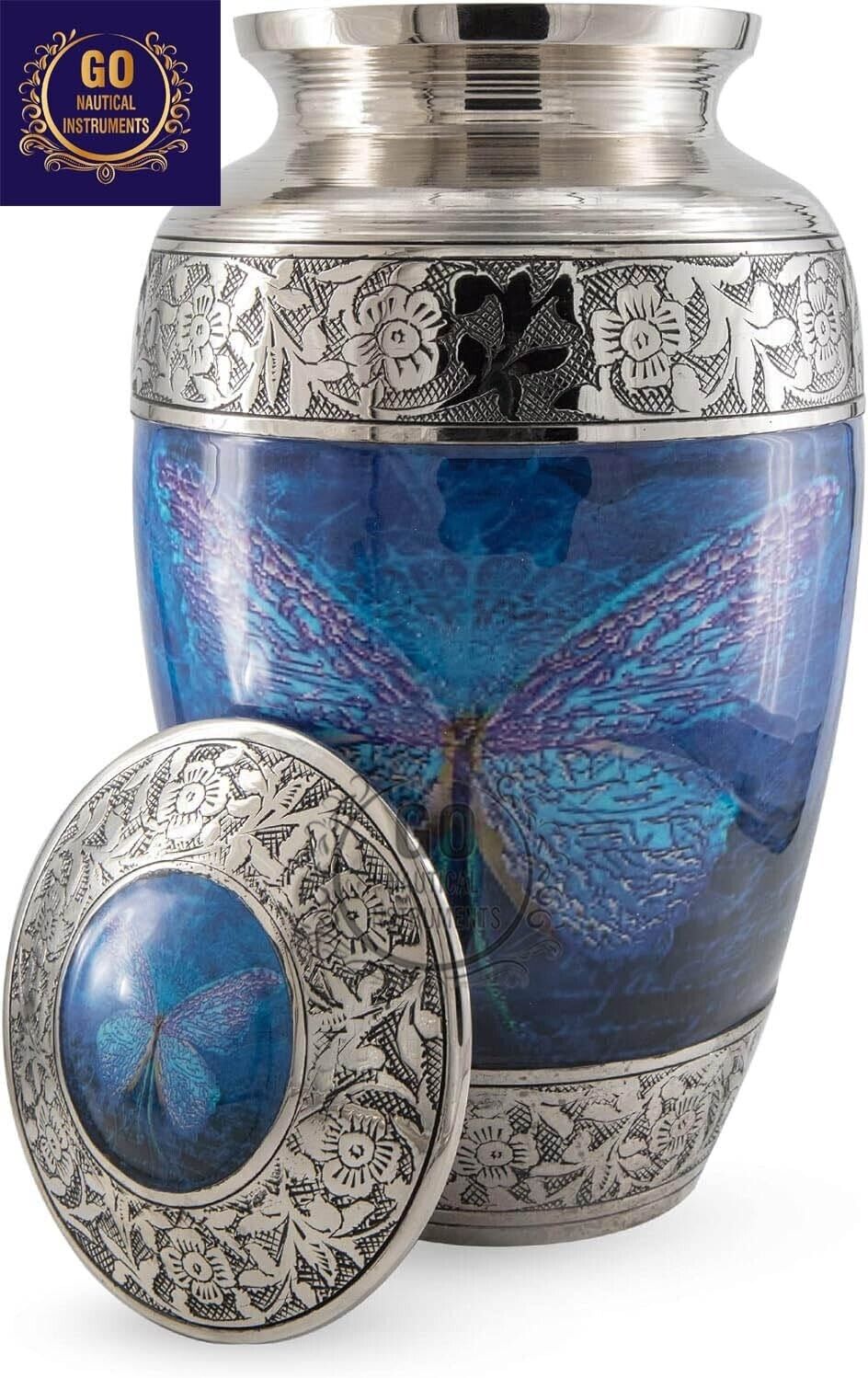 Cremation Butterfly Urns Engraved Memorial Funeral Columbarium Adult Burial Urn