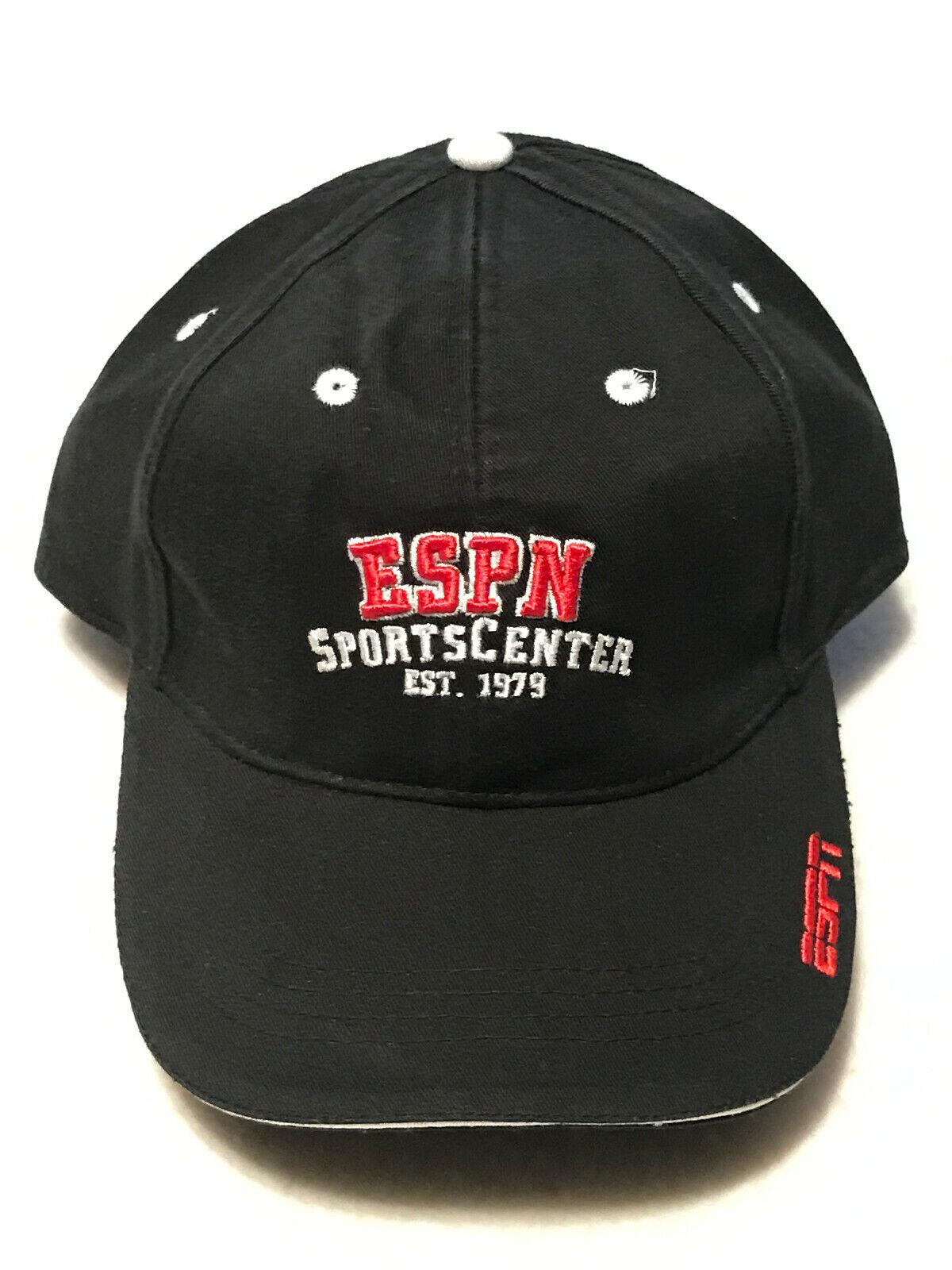 ESPN Sportscenter Est. 1979 Embroidered Baseball Golf Hat Black Adjustable NEW