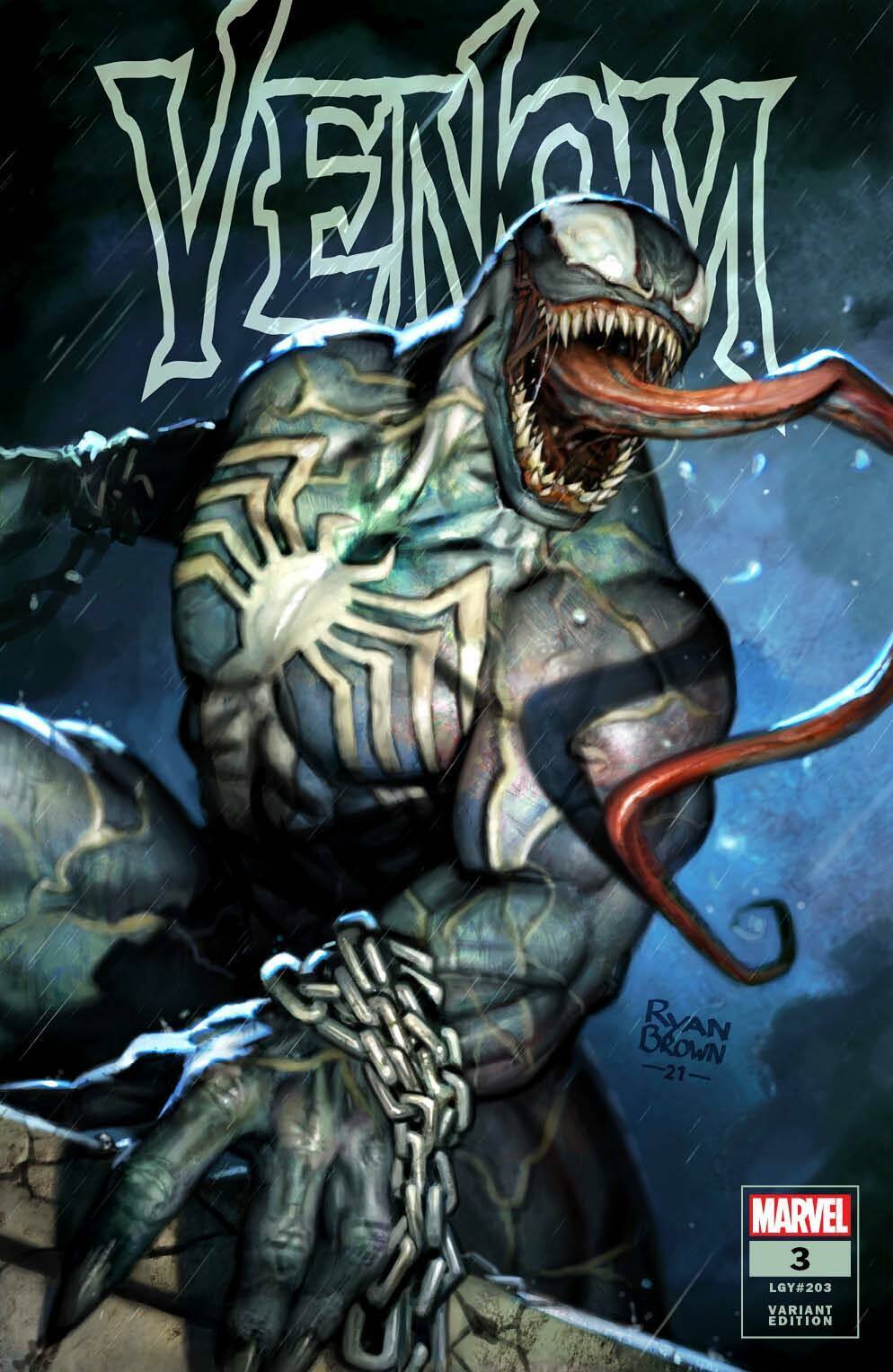 Venom #3 (2021) Ryan Brown Trade Dress Exclusive Variant Marvel Comics