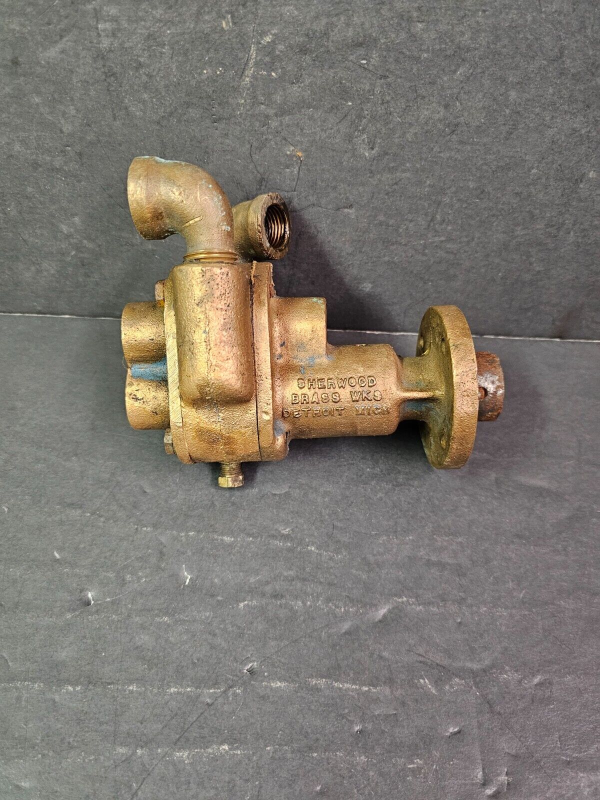 Vintage Sherwood Brass WKS Pump