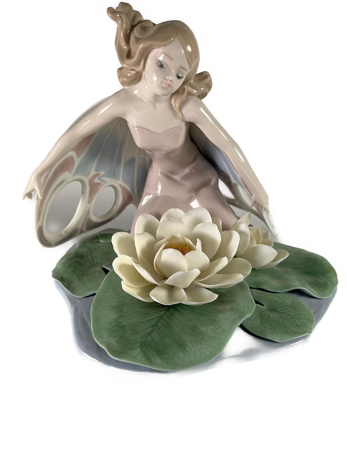 Lladro Wings of Fantasy 06651 Fairy with Flowers