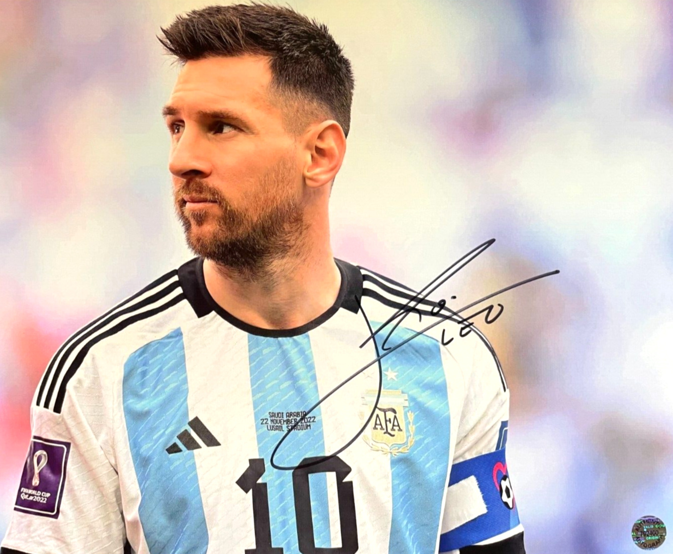 LIONEL MESSI Signed [Argentina: World Cup] 8x10