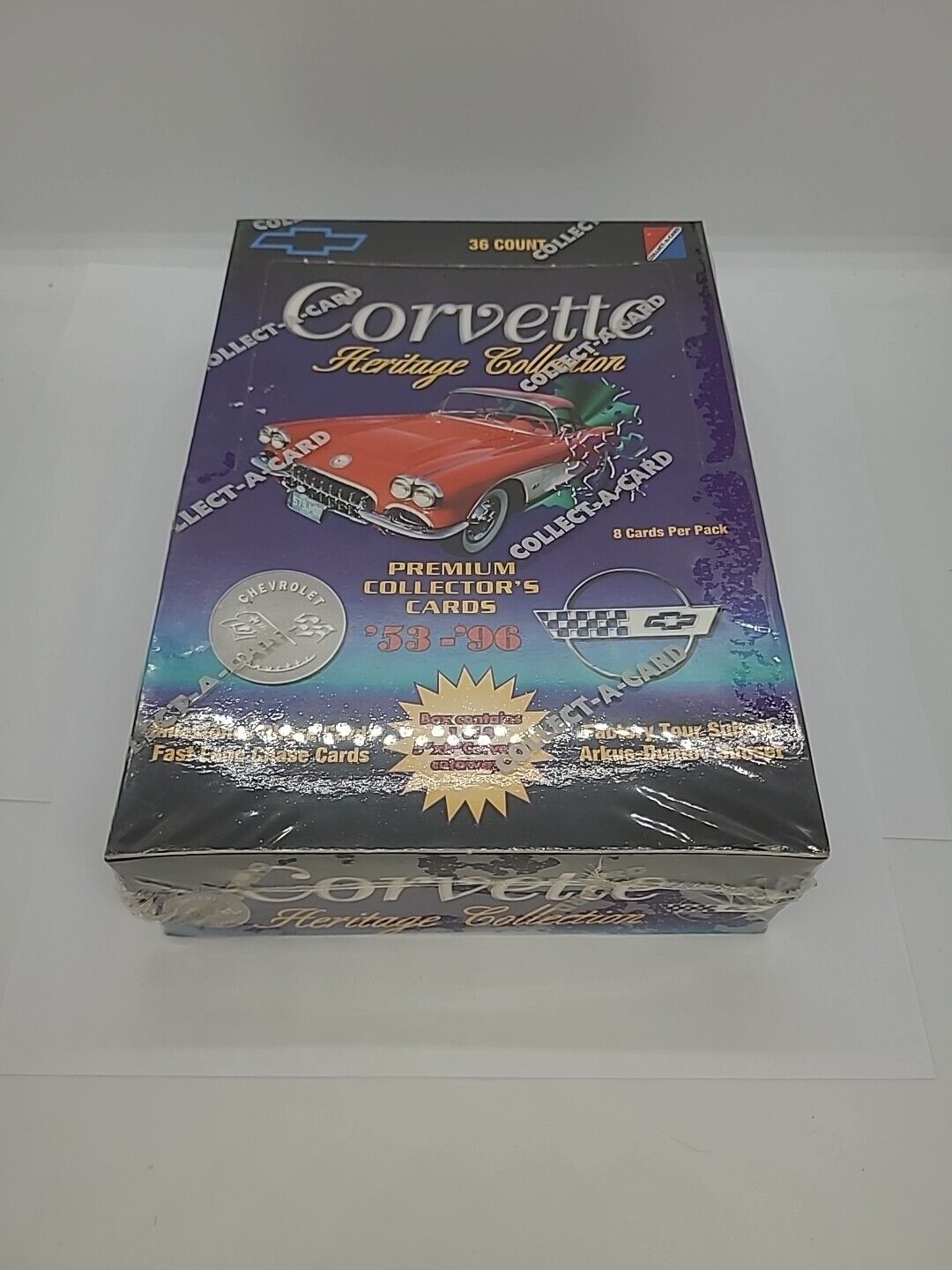 Corvette Heritage Collection Collector Cards 1953-1996 36 Count Box Unopened