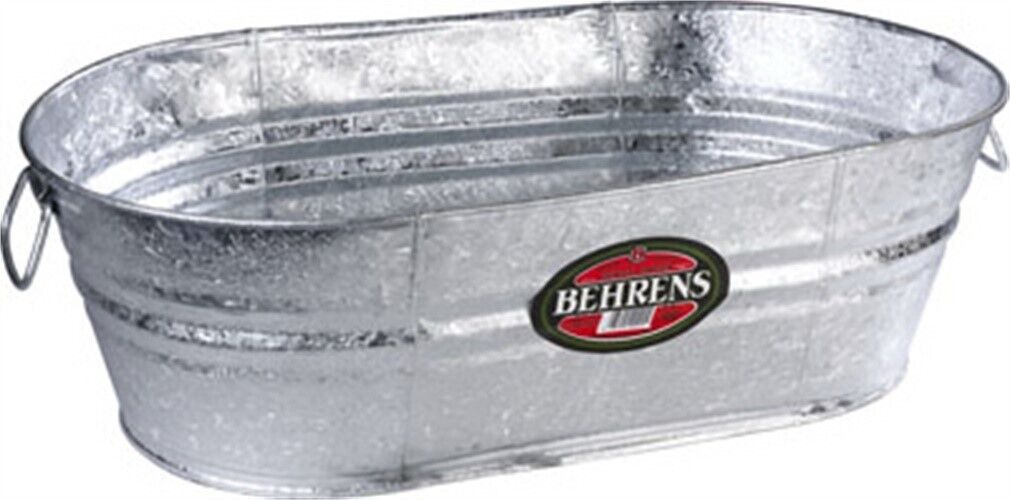 Behrens 10.5 gal Steel Tub Oval (2-PACK)