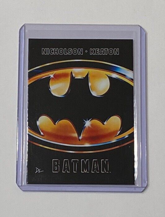Batman Limited Edition Artist Signed Tim Burton Movie Poster Card 3/10