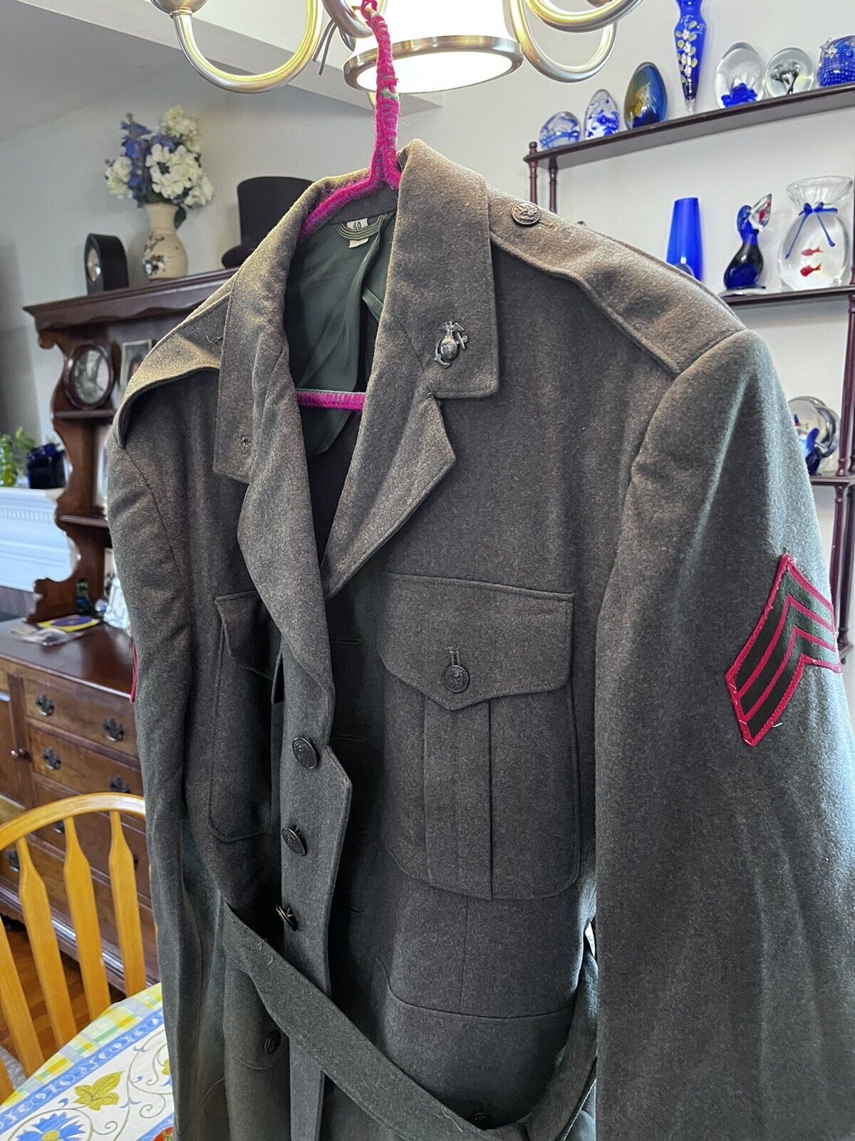VTG  Marine Core Uniform Jacket Size 40 Green