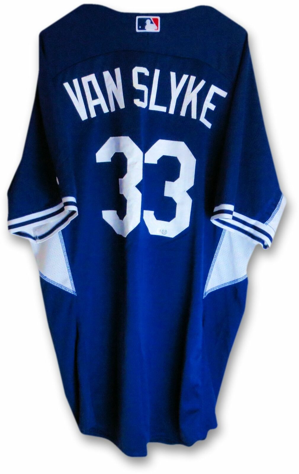 Scott Van Slyke Team Issue Batting Practice Jersey Dodgers #33 MLB JB085719