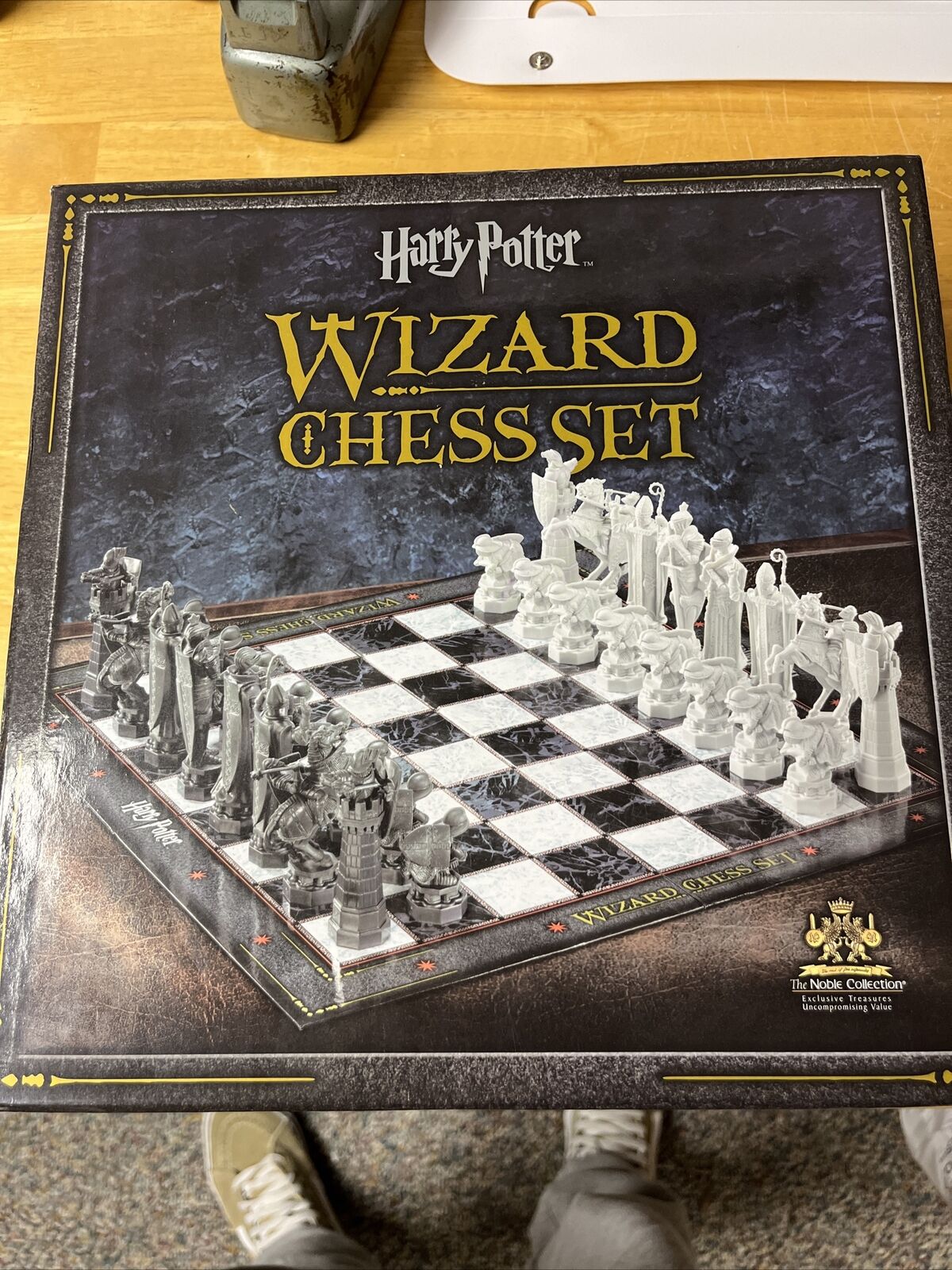 Harry Potter Wizard Chess Set The Noble Collection COMPLETE