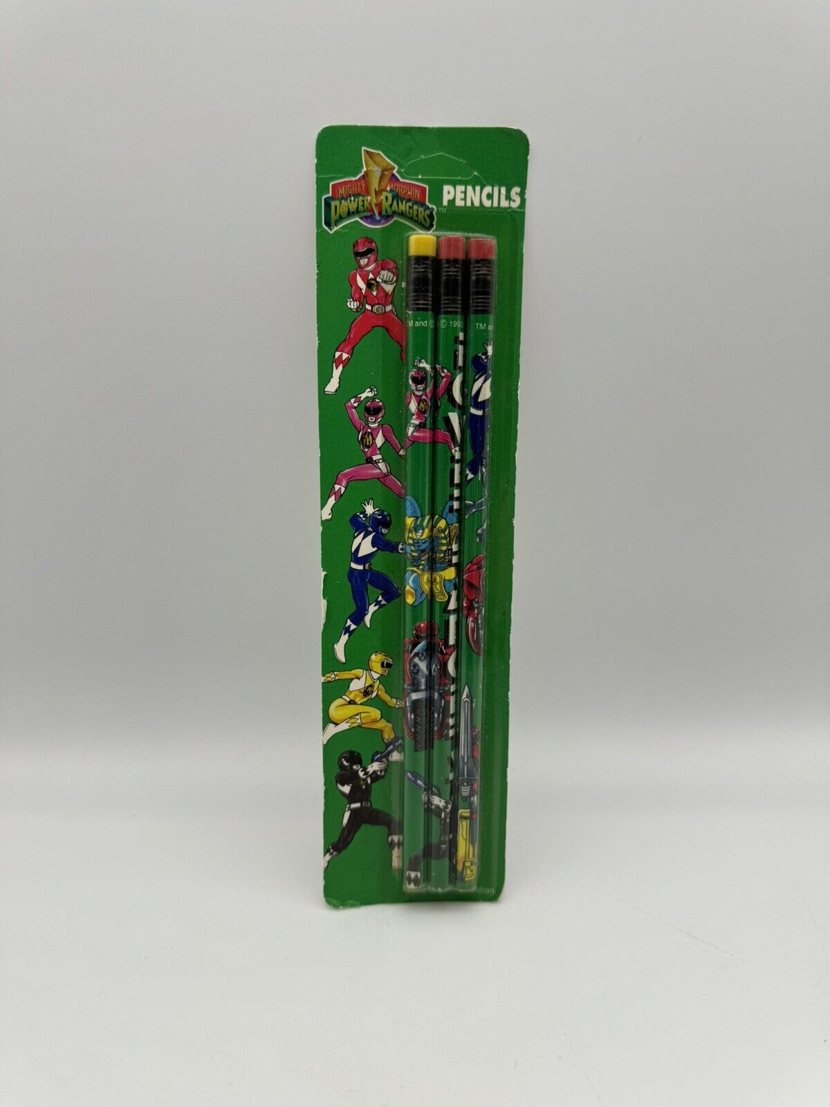 Vintage Mighty Morphin Power Rangers Pencils