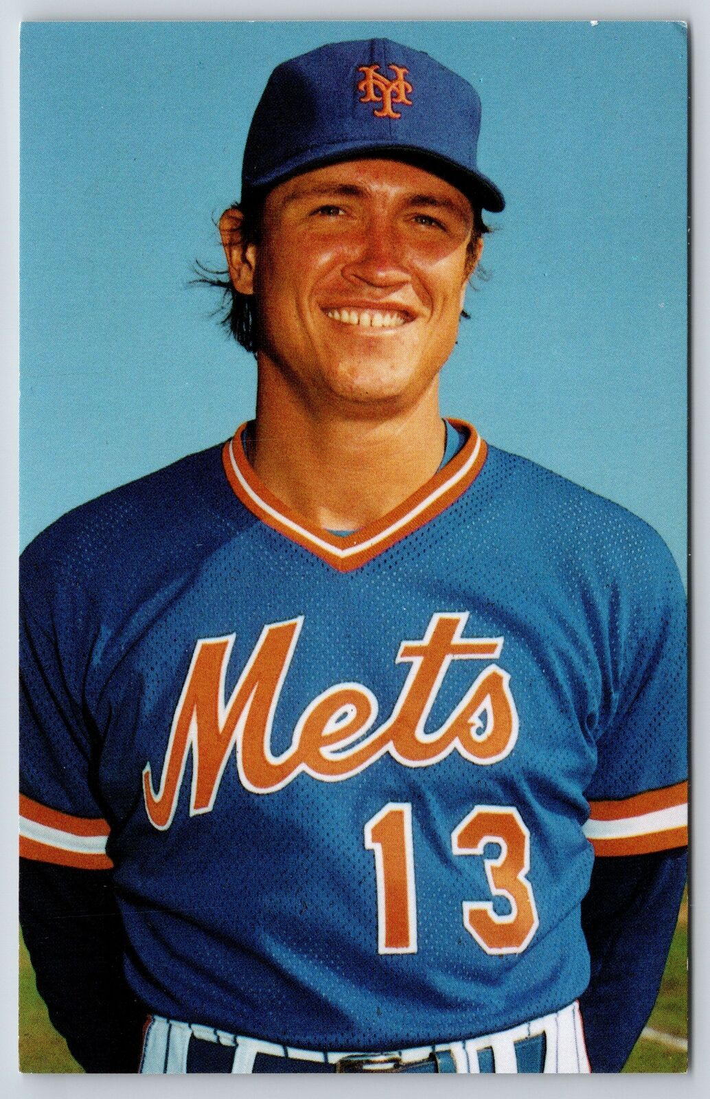 Sports~Infielder Clint Hurdle Of The New York Mets Baseball Team~Vintage PC
