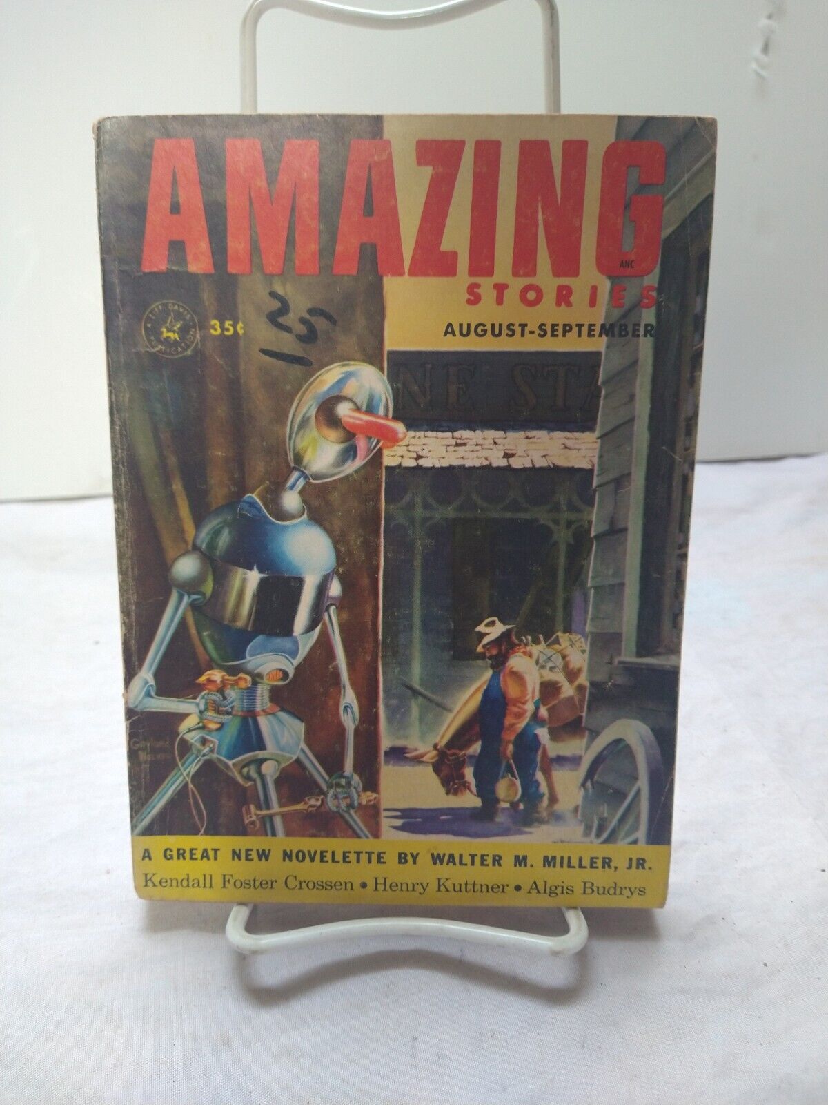 Amazing Stories August-September 1953 Vol. 27 No. 6 Walter M. Miller, Jr.